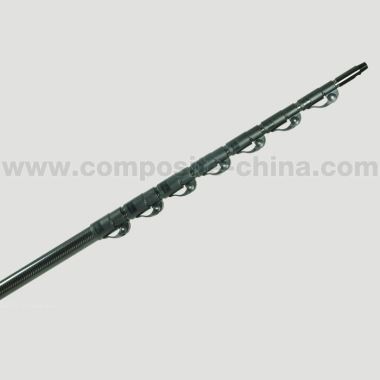 Tiang Pembersihan Teleskopik Serat Karbon